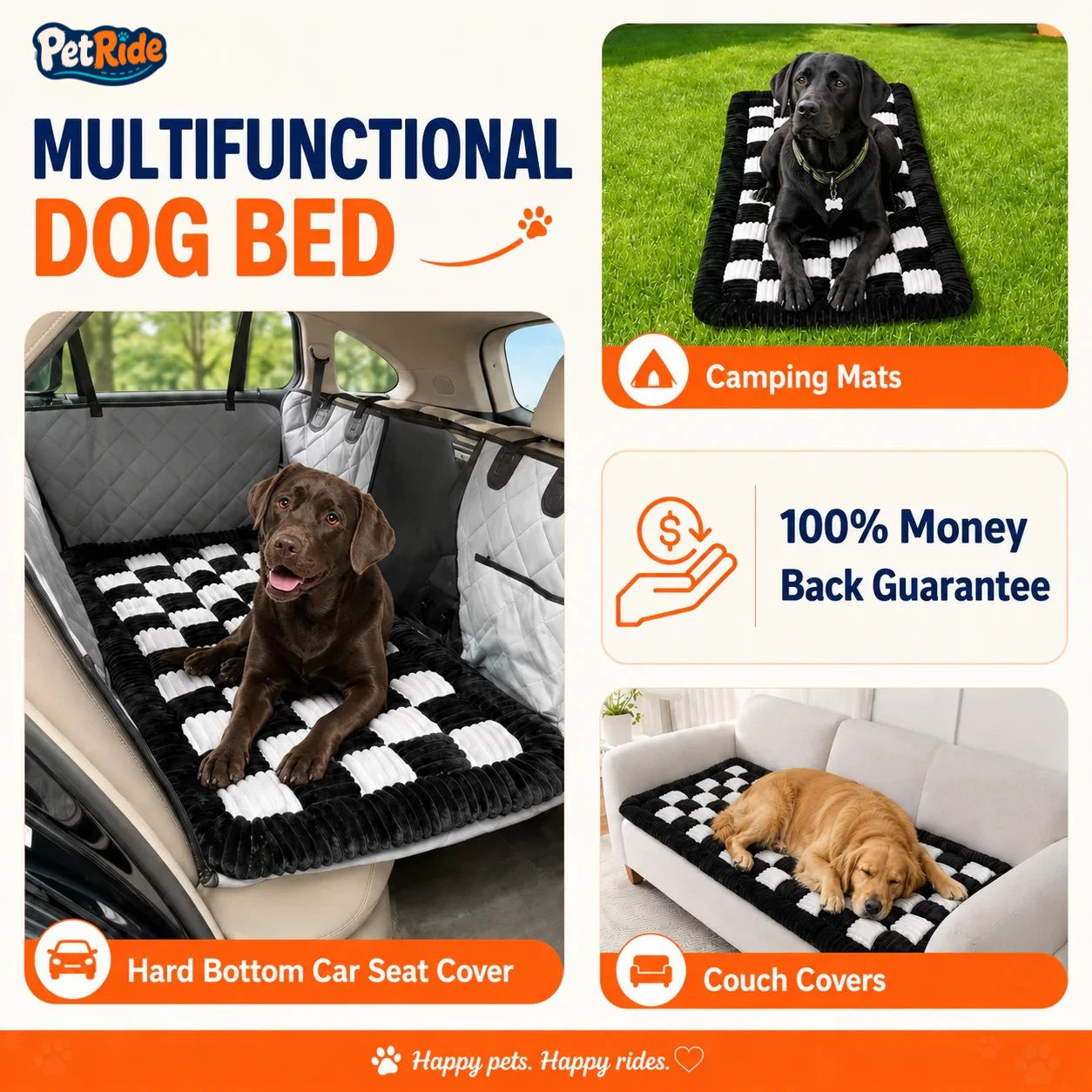 PetRide Custom-Fit Travel Bed